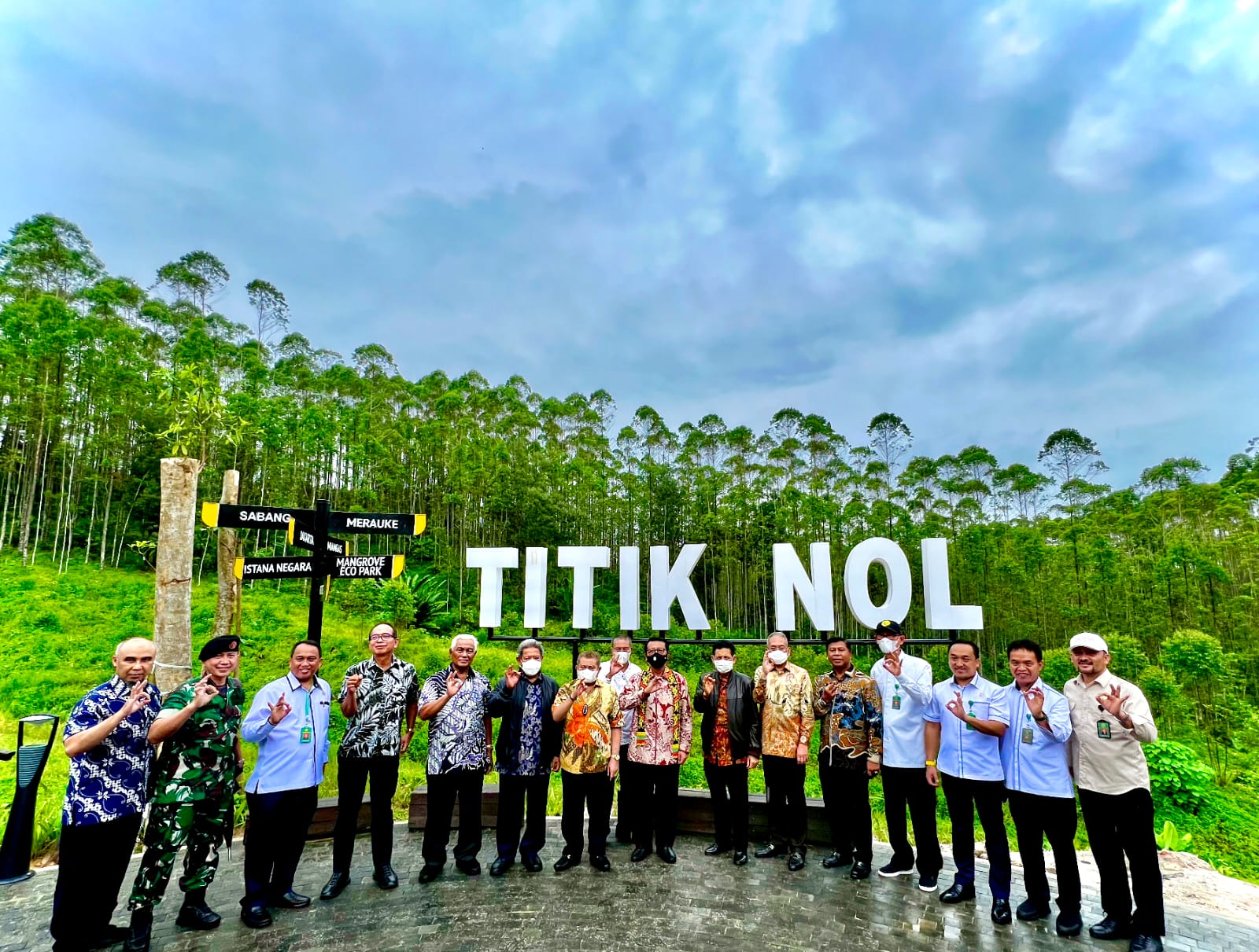 KETUA MAHKAMAH AGUNG KUNJUNGI KAWASAN TITIK NOL IKN