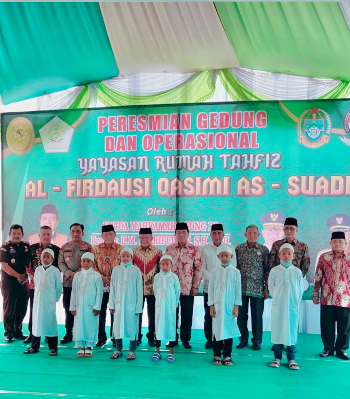 KETUA MA RESMIKAN  RUMAH TAHFIZ AL-FIRDAUSI QASIMI AS-SUADI