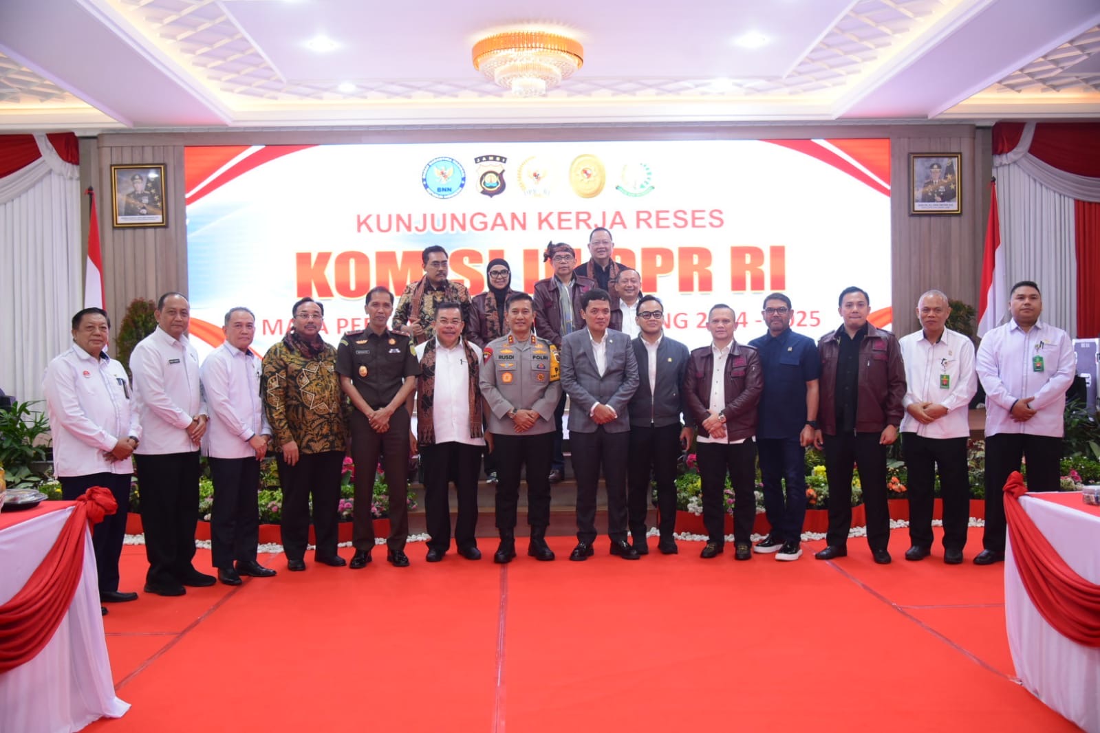 KUNJUNGAN KERJA KOMISI III DPR RI KE PROVINSI JAMBI PADA MASA PERSIDANGAN I TAHUN 2023 - 2024