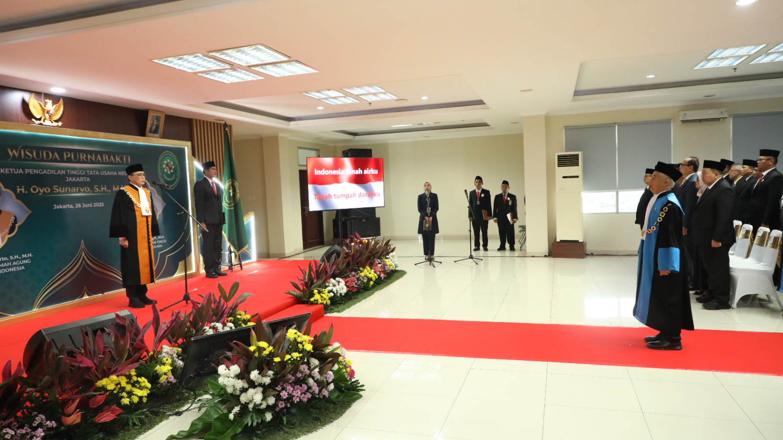 KETUA MAHKAMAH AGUNG MELEPAS KETUA PENGADILAN TINGGI TUN JAKARTA
