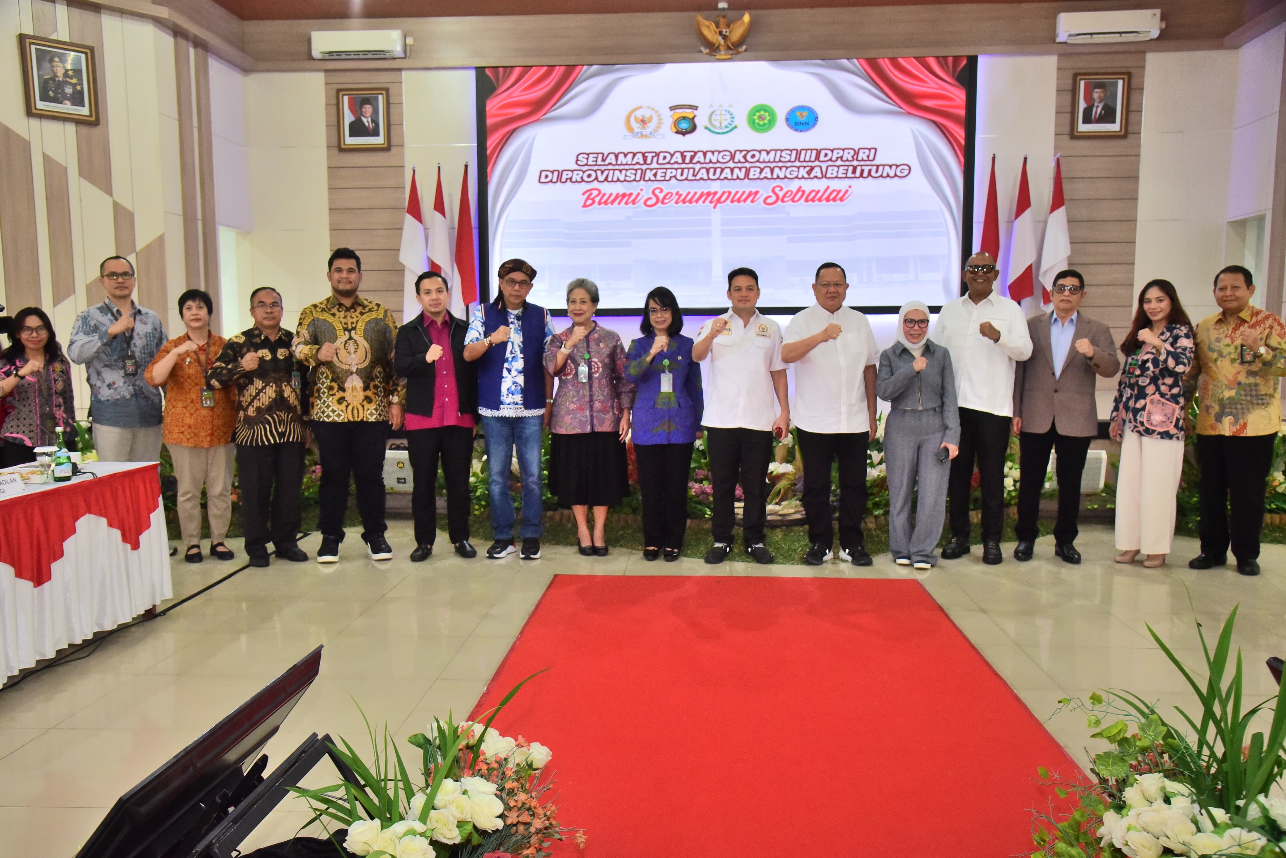PENGADILAN TINGGI BANGKA BELITUNG MEMBAHAS BERSAMA RUU KUHAP DENGAN KOMISI III DPR RI