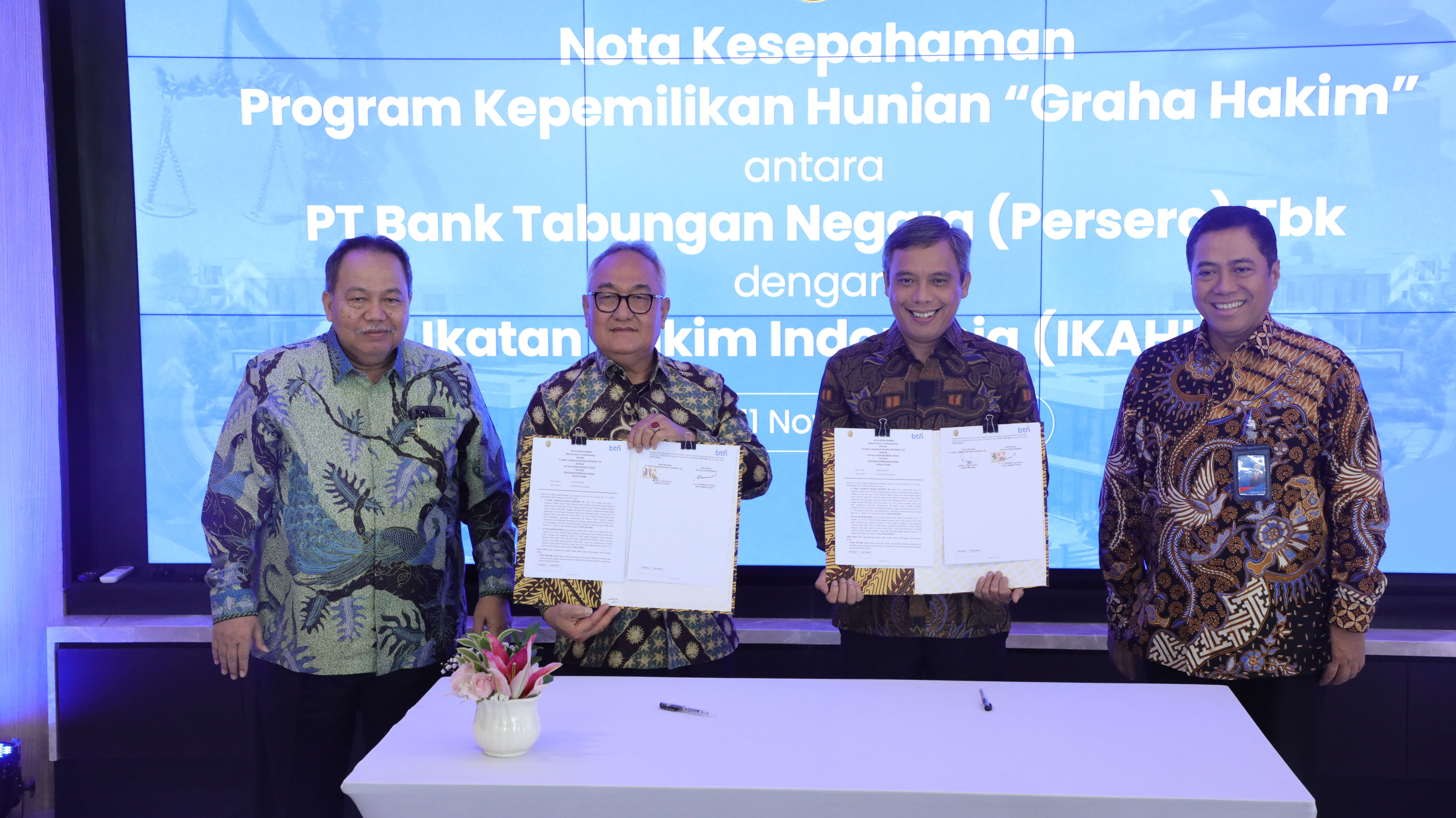 PP IKAHI DAN BTN JALIN NOTA KESEPAHAMAN PROGRAM KEPEMILIKAN HUNIAN “GRAHA HAKIM”