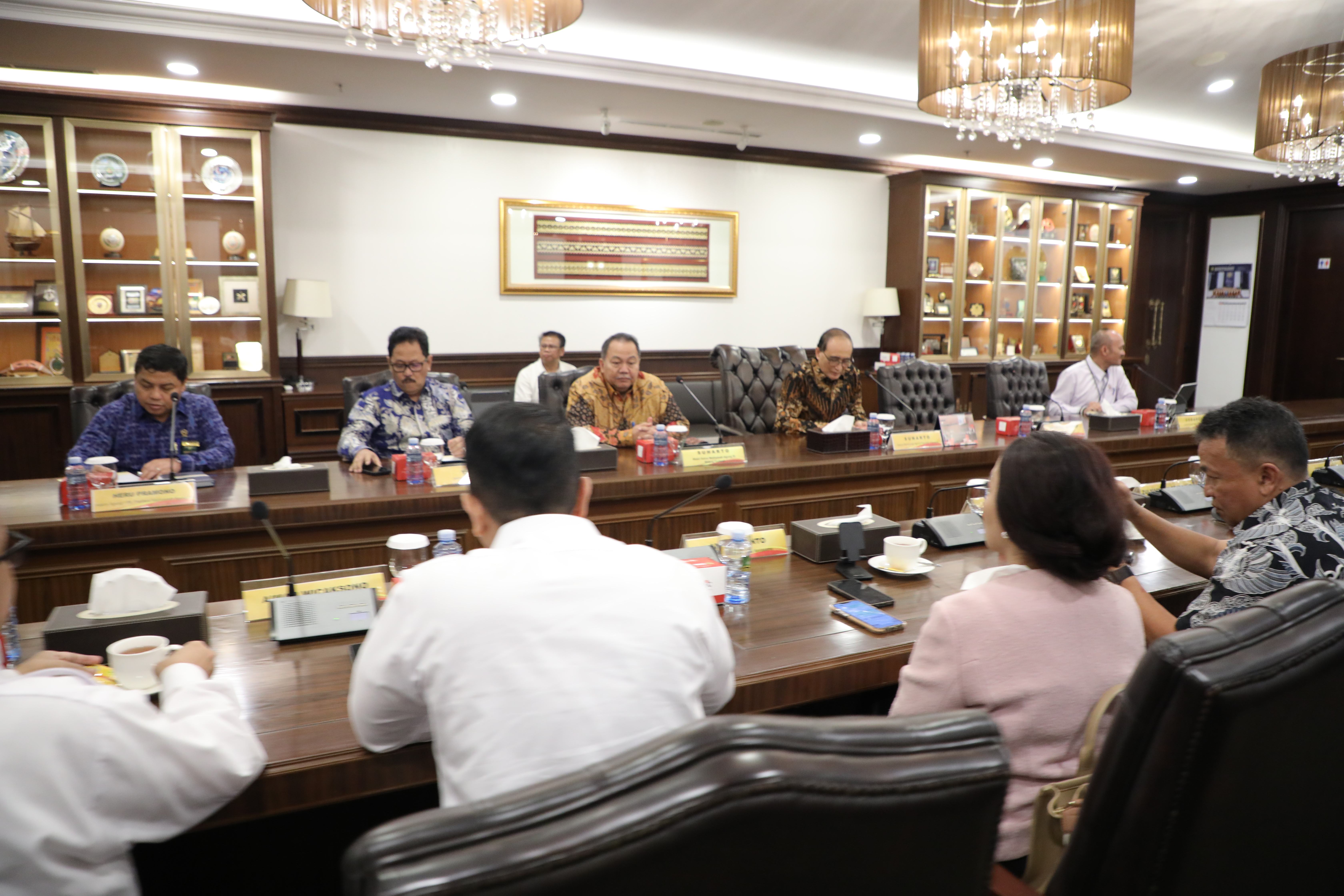 KETUA MA MENERIMA AUDIENSI PWI