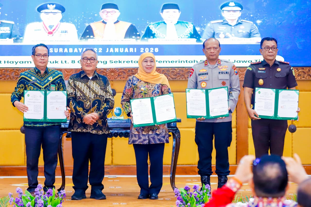 KETUA KAMAR AGAMA MA HADIRI PENANDATANGANAN MOU DI JAWA TIMUR