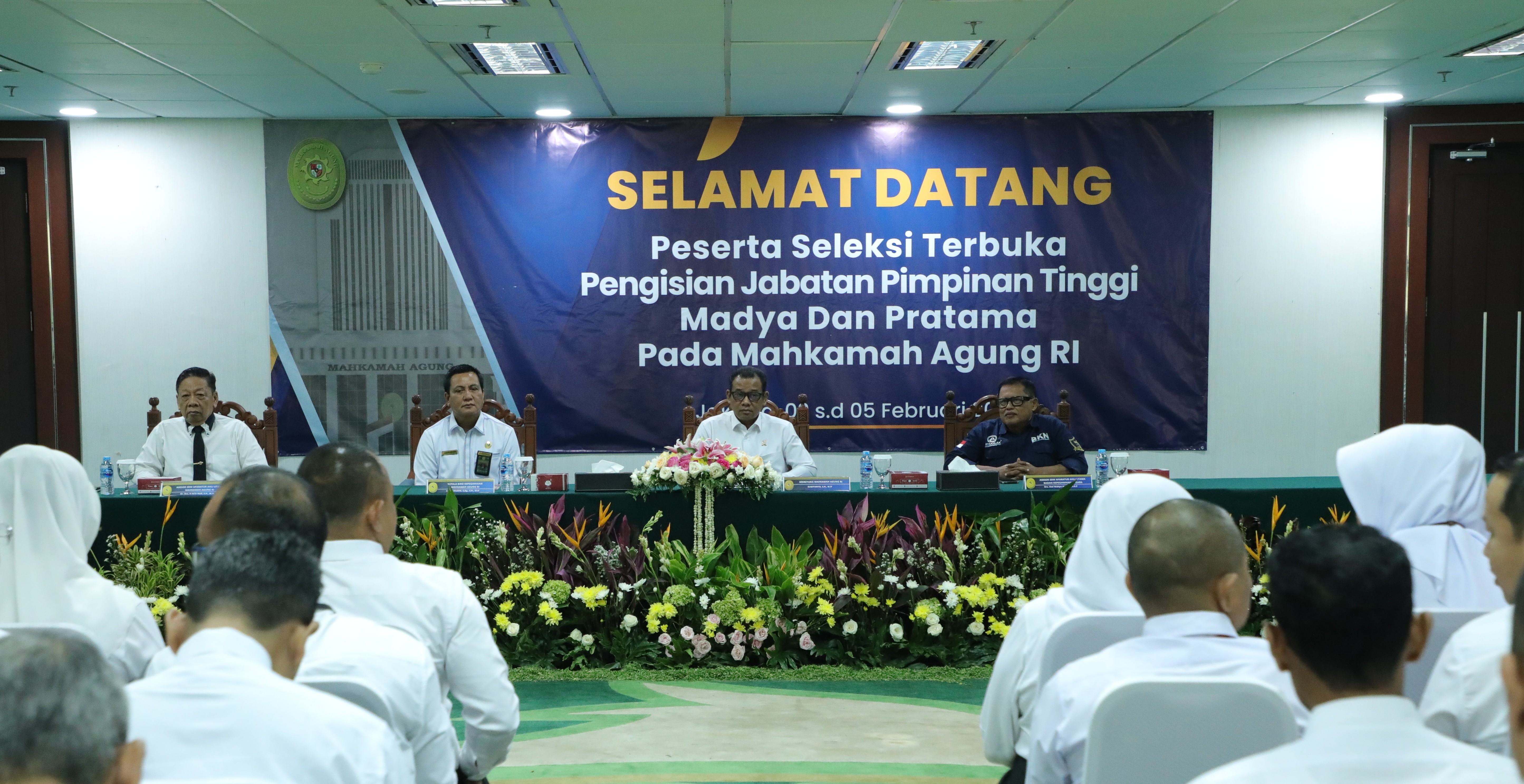 SEKRETARIS MA BUKA ASSESMEN SELEKSI TERBUKA JPT MAHKAMAH AGUNG TA 2026