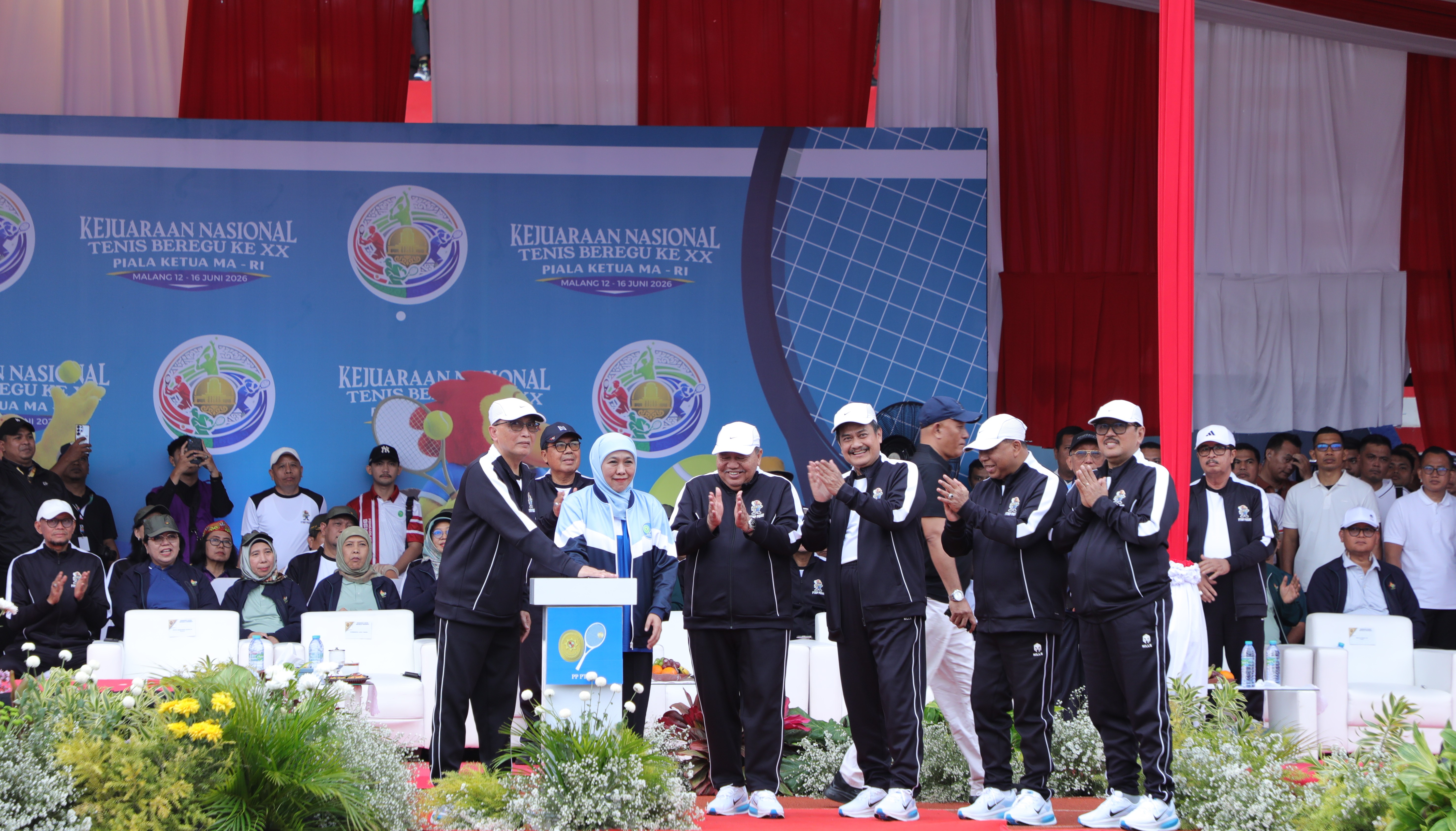 DIIKUTI 1.027 ATLET, KEJURNAS TENIS BEREGU PIALA KETUA MA KE-XX DIGELAR DI MALANG