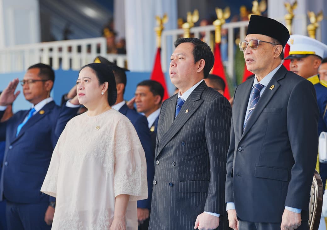 KETUA MA HADIRI UPACARA PERINGATAN HUT KE-80 BHAYANGKARA