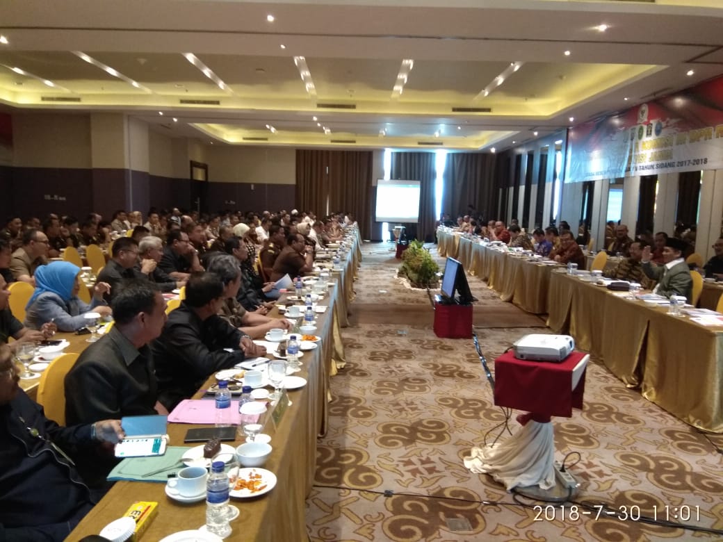 KUNJUNGAN KERJA KOMISI III DPR RI DENGAN 3 (TIGA) LINGKUNGAN PERADILAN, POLDA, KEJATI, KEMENKUMHAM SERTA BNNP SE WILAYAH PROVINSI JAMBI