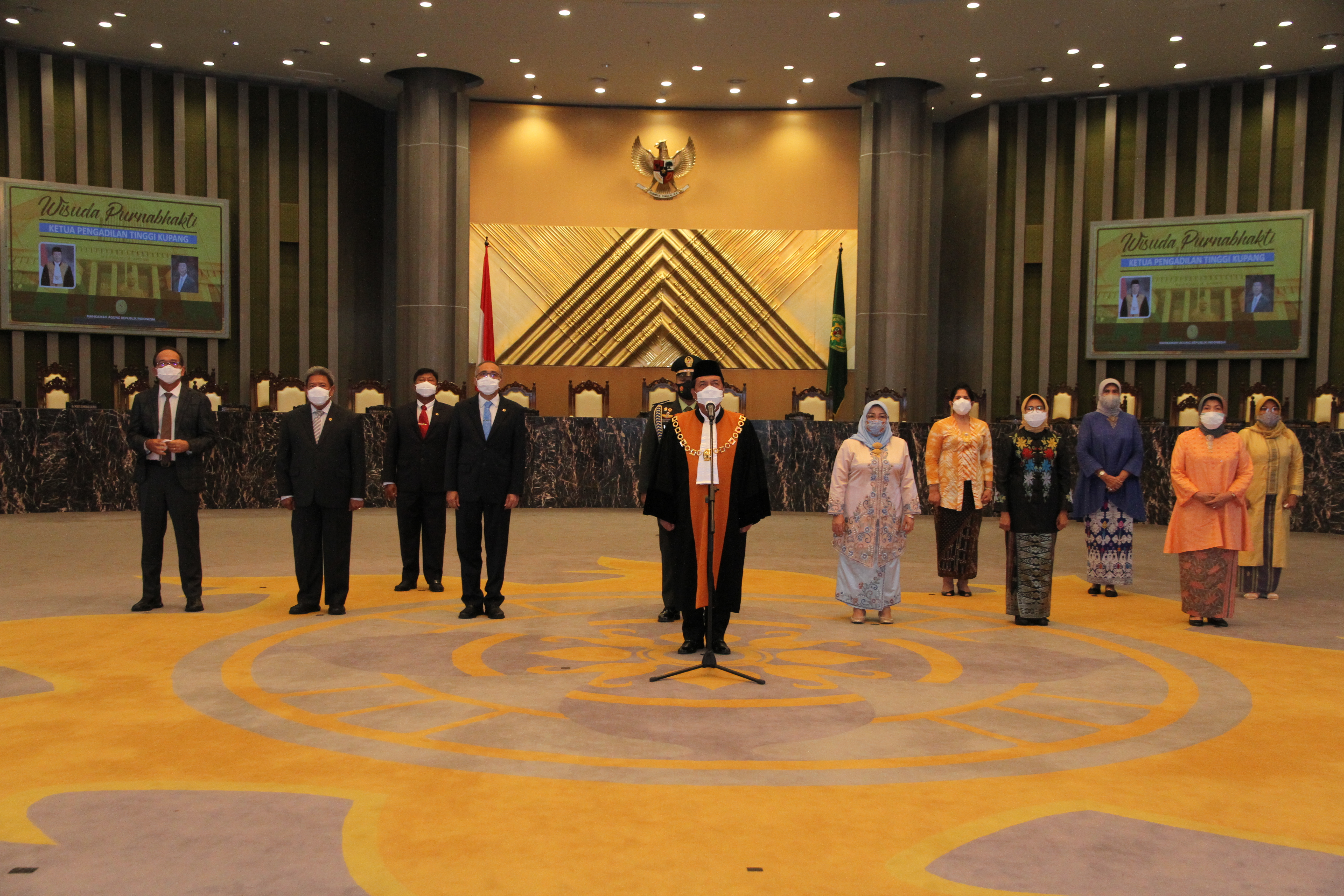 WISUDA PURNABAKTI KETUA PENGADILAN TINGGI KUPANG SECARA VIRTUAL