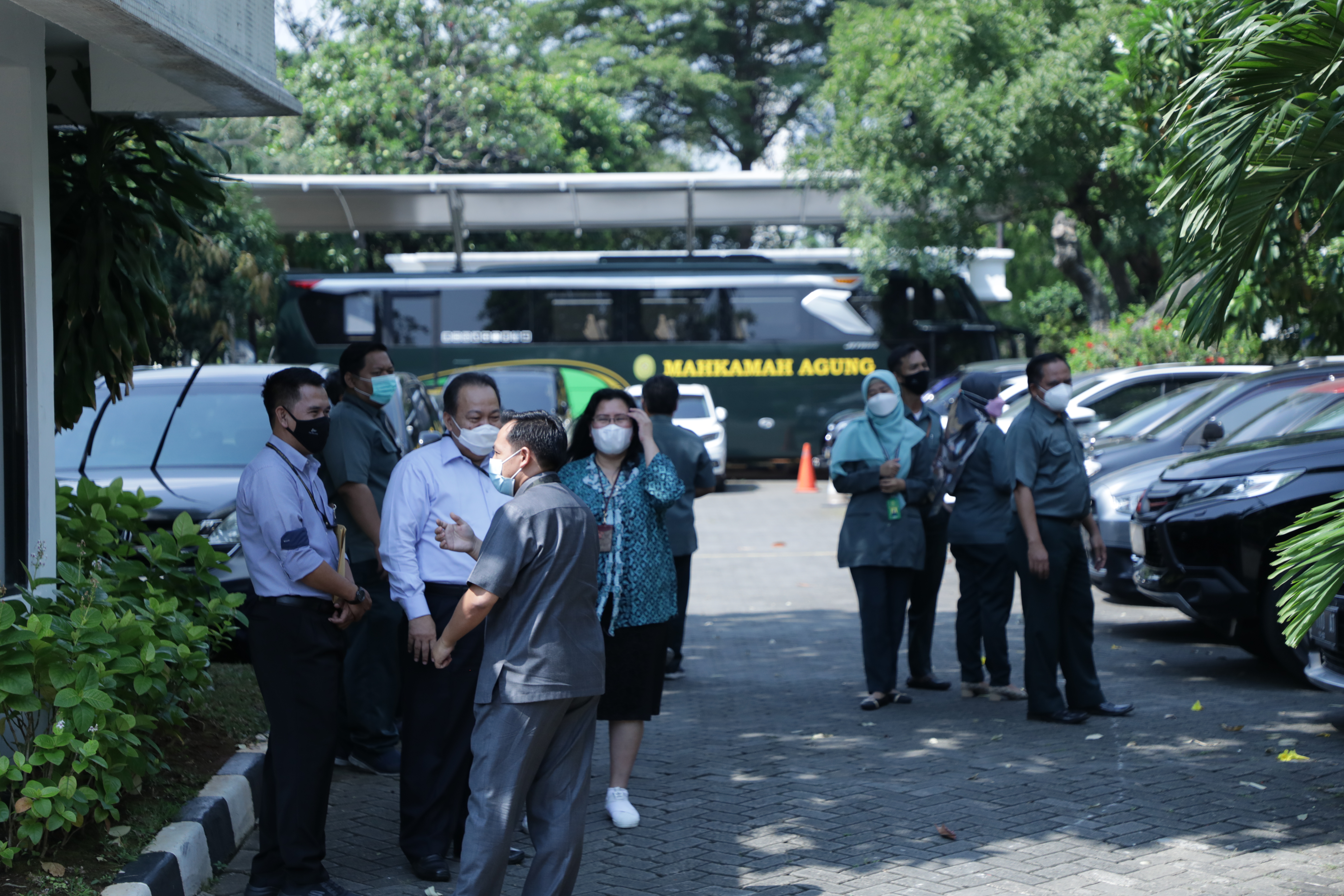 MAHKAMAH AGUNG LAKUKAN SIMULASI EVAKUASI MANDIRI KESIAPSIAGAAN BENCANA